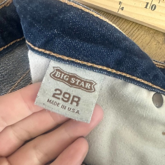 Big Star Honey flare jeans women's size 29R medium wash rodeo western country - Picture 7 of 12